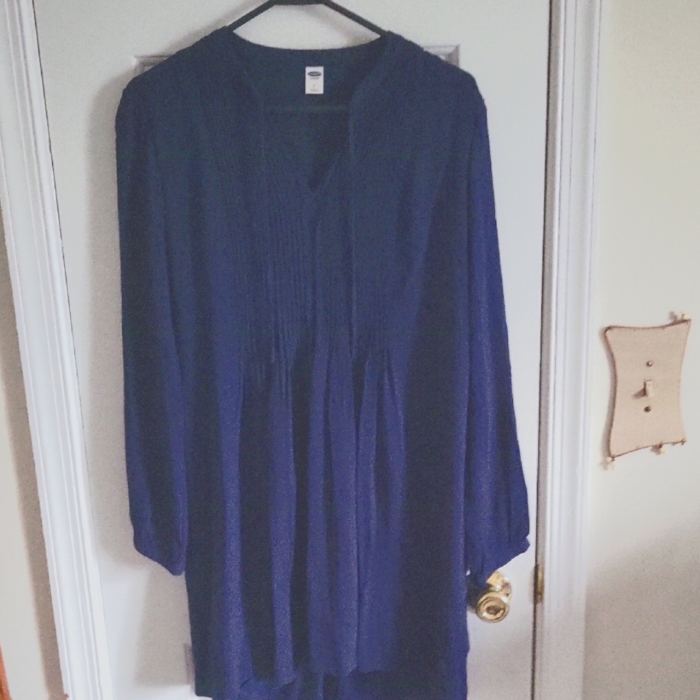 Old Navy Navy Blue Tunic Dress